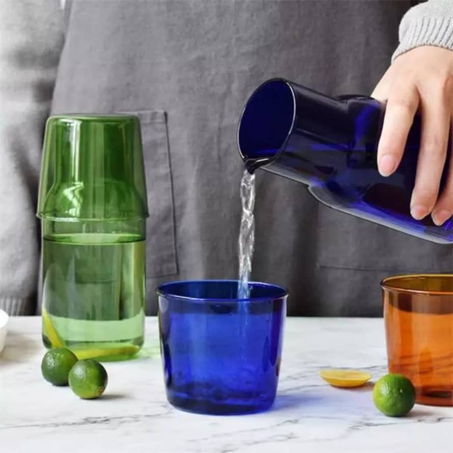 T&SHOP Coloured Water Jug Drinking Glass
