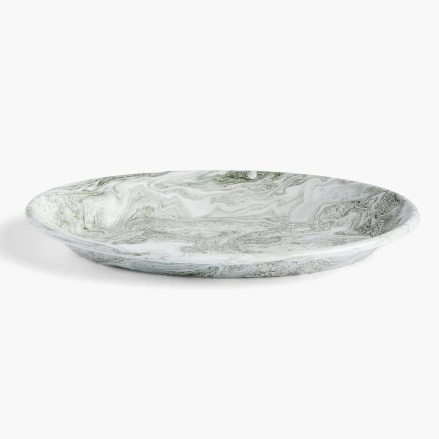 HAY Soft Ice Oval Serving Dish Green