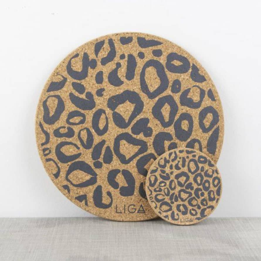 LIGA Leopard Cork Placemat