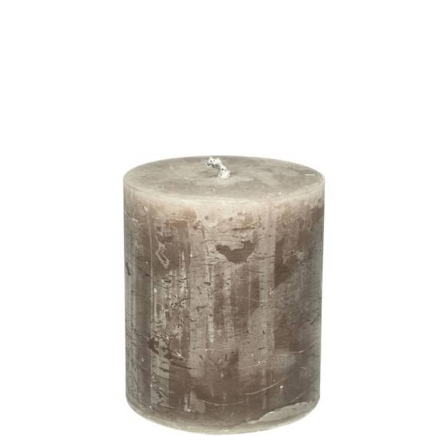 Brandedby 12 x 15cm Stone Outdoor Candle
