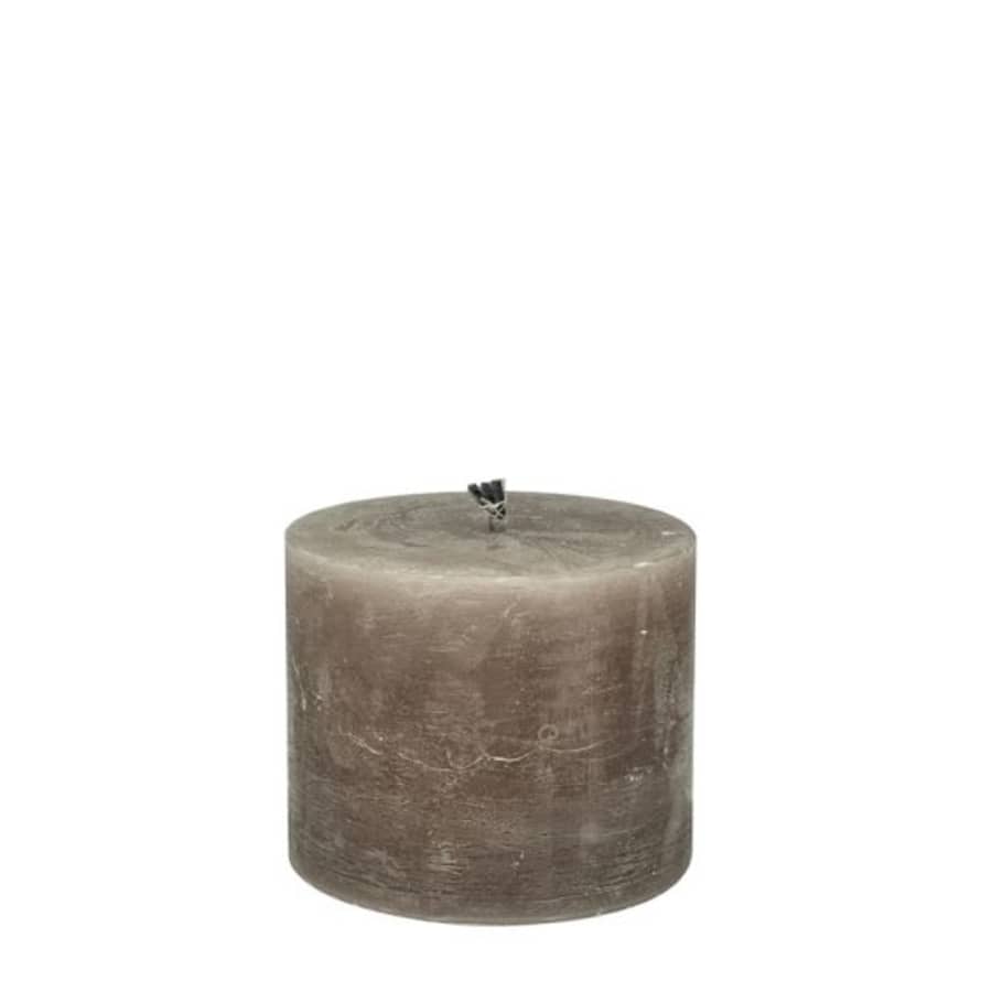 Brandedby 12 x 10cm Stone Outdoor Candle