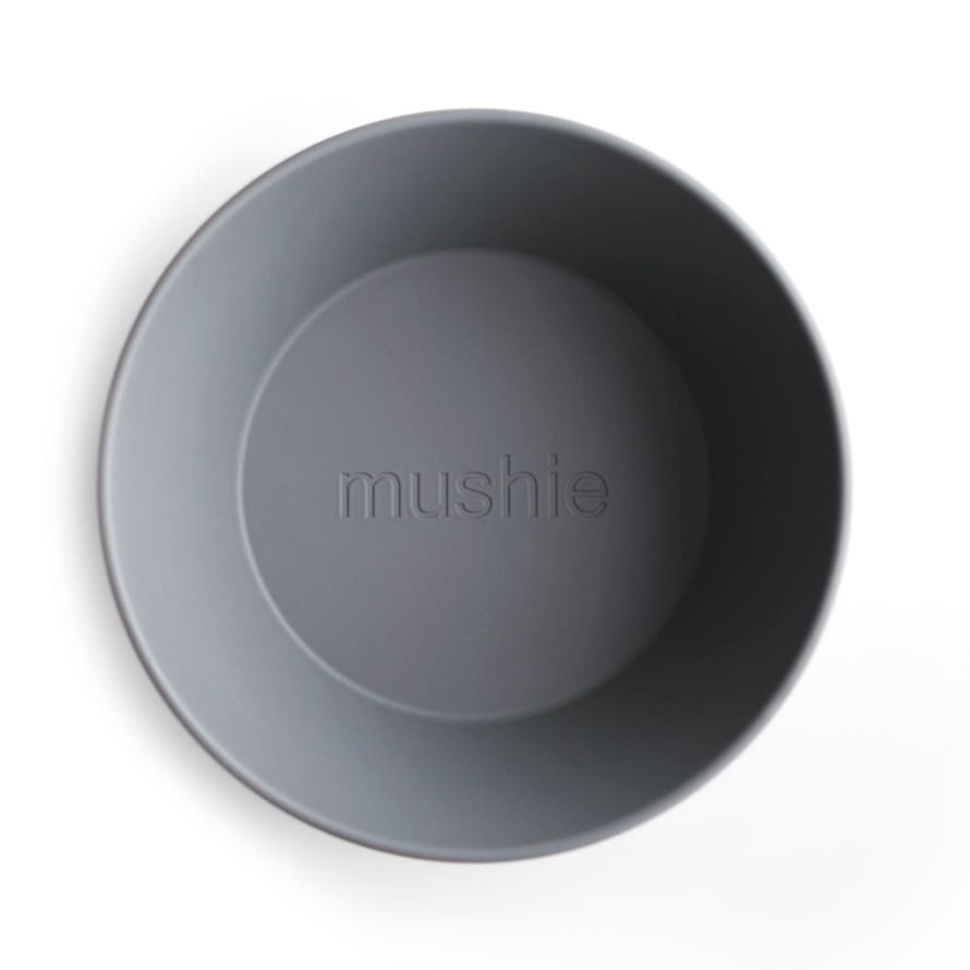 Mushie Set of 2 Smoke Gray Bowls