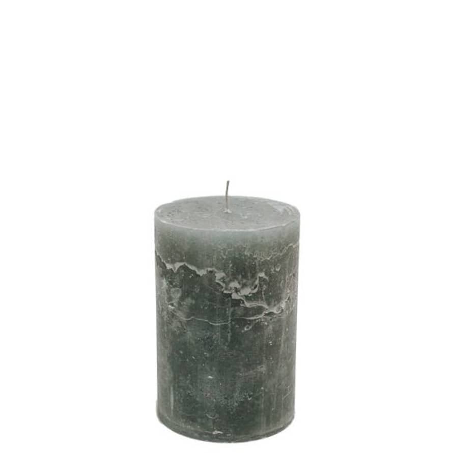 Brandedby 10 x 15cm Steelgrey Pillar Candle