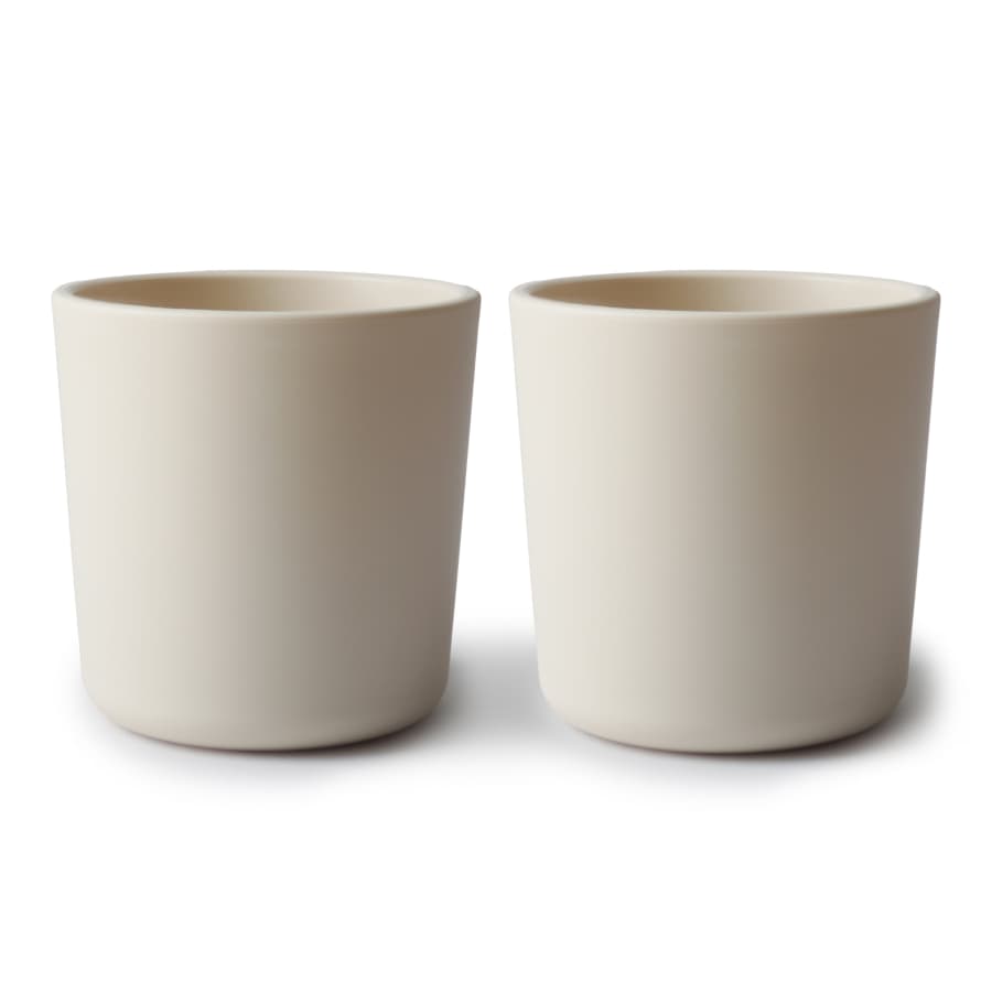 Mushie Set of 2 Off White Ivory Cup
