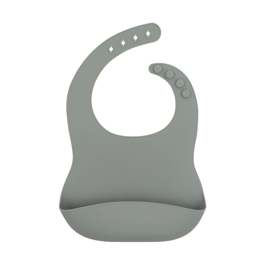 Jollein Gray Bib with Collection Tray