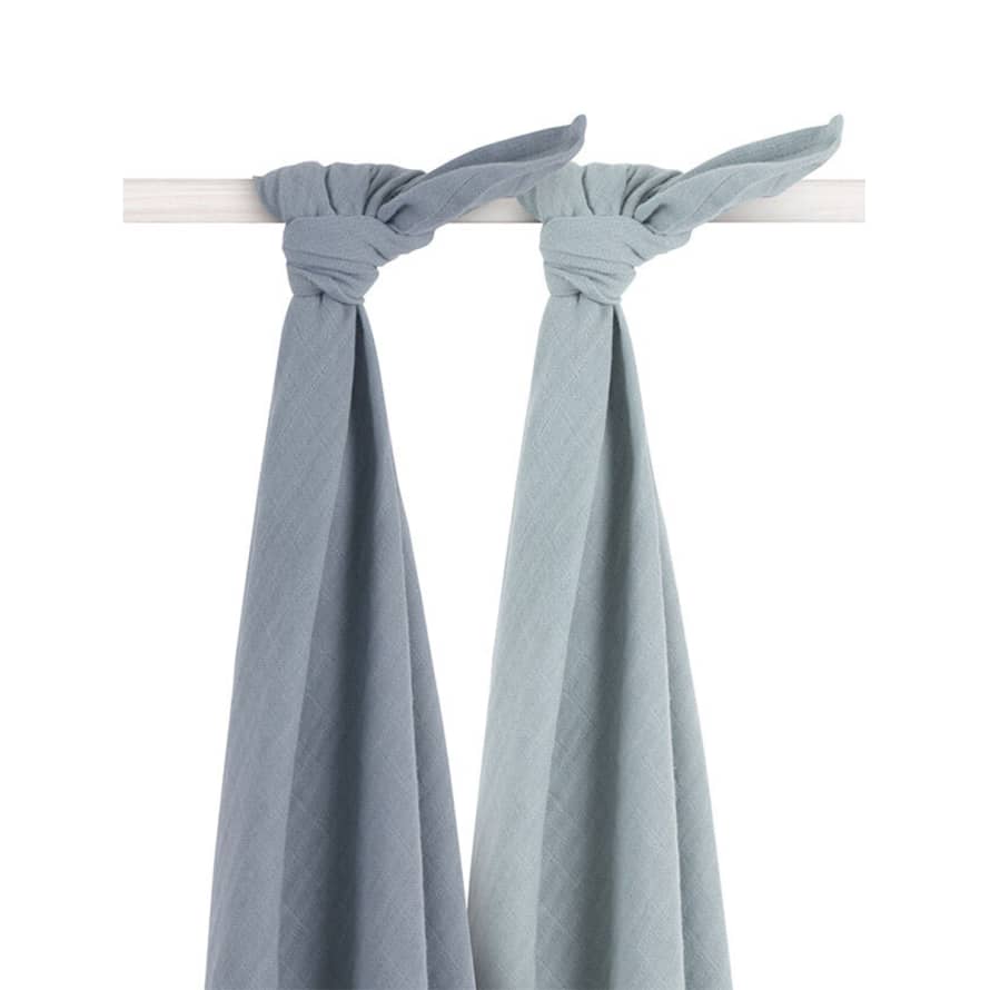 Jollein Set of 2 Gray Bamboo Cloth