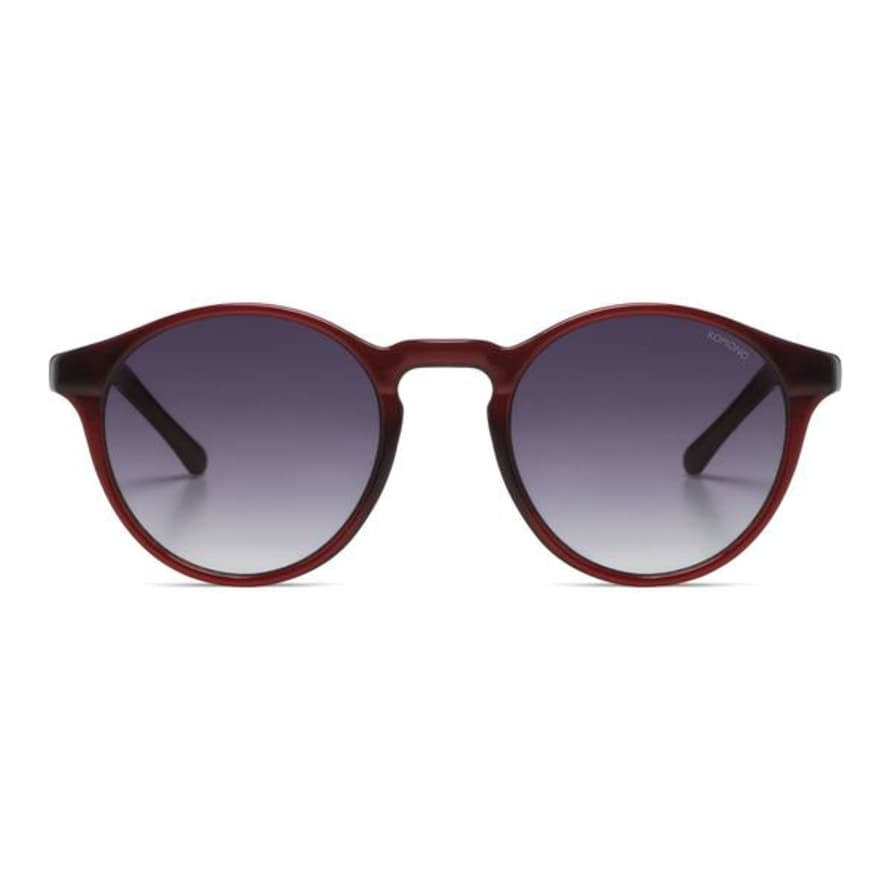 Komono Devon Burgundy Sunglasses