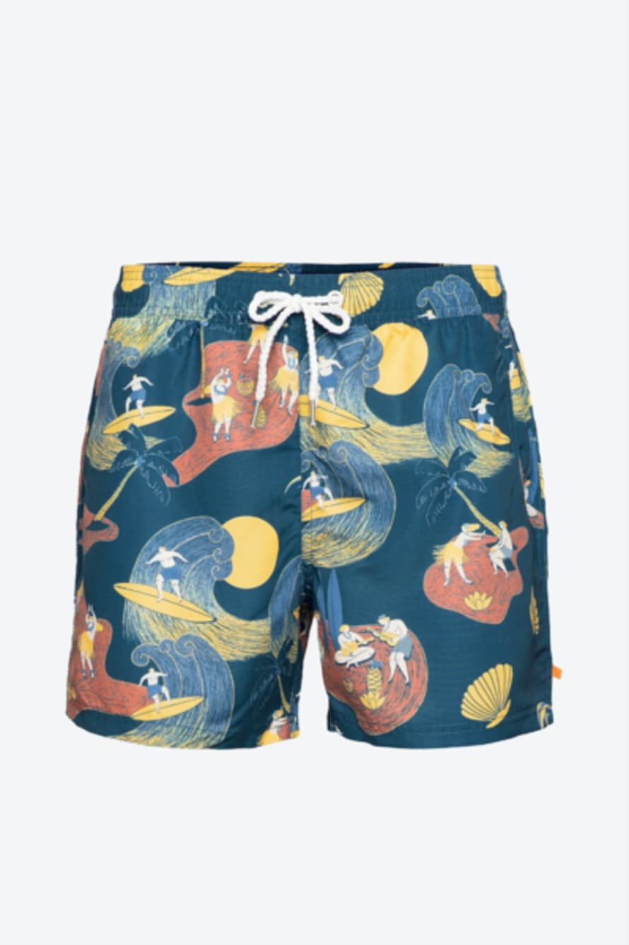 Far Afield Surf Story Swimshorts Recycled Plastic