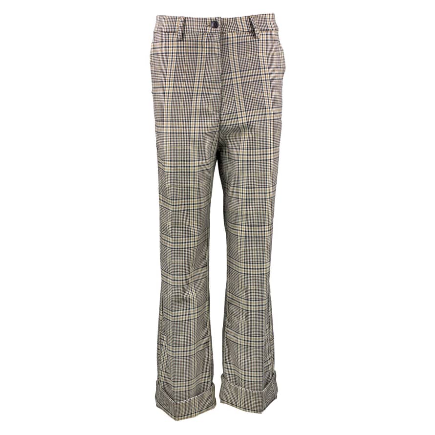 White Sands Checkered Wide Leg Pants