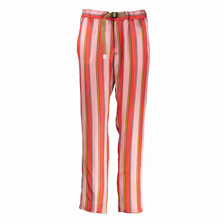 WHITE SAND Red and Pink Marylin Pants Red