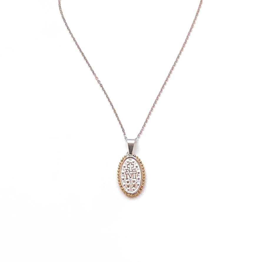 Nilu Silver Maria Pendant Necklace