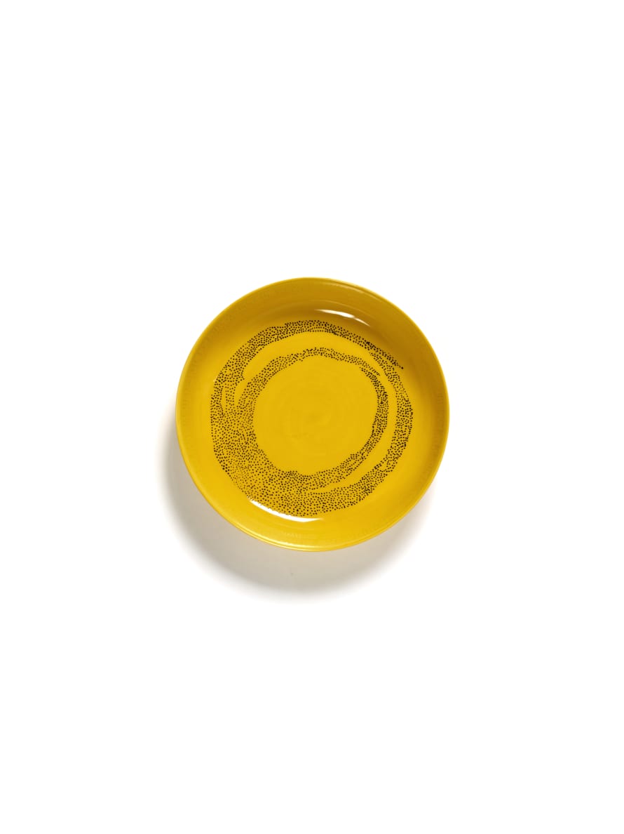 Serax Set of 2 Ottolenghi Feast High Plates in Sunny Yellow