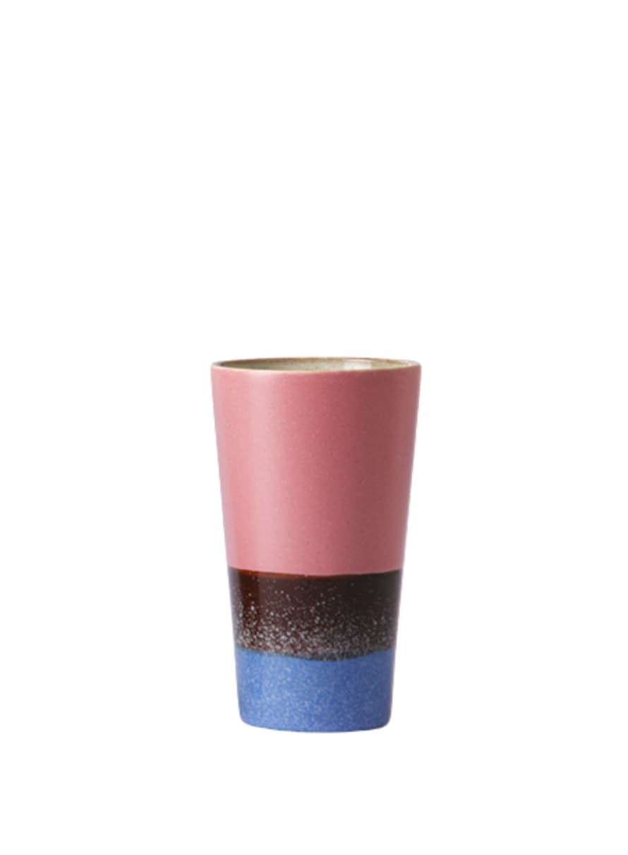 HK Living Splash Ceramic 70s Latte Mug