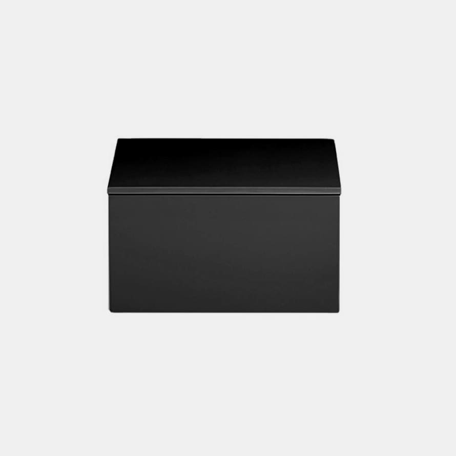 Mojo Lux High Lacquer Box with Lid Black