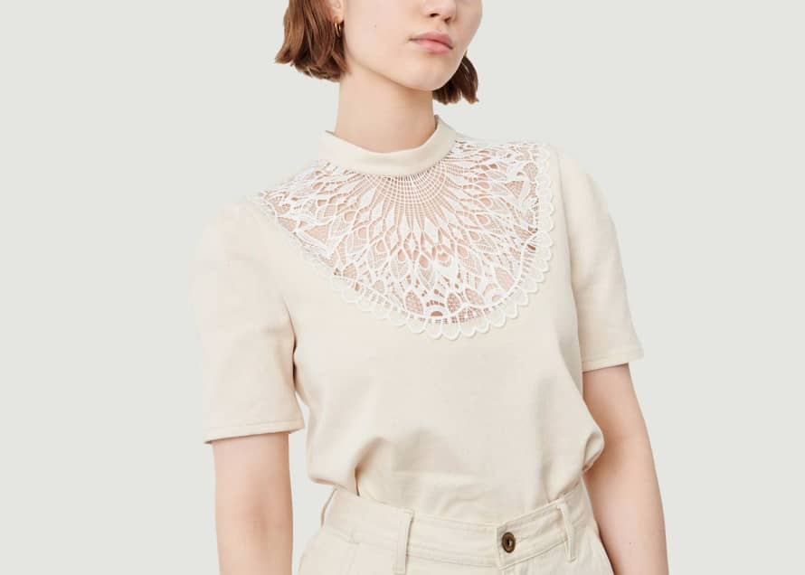 Sessun Embroidered Bib Top Amberlino