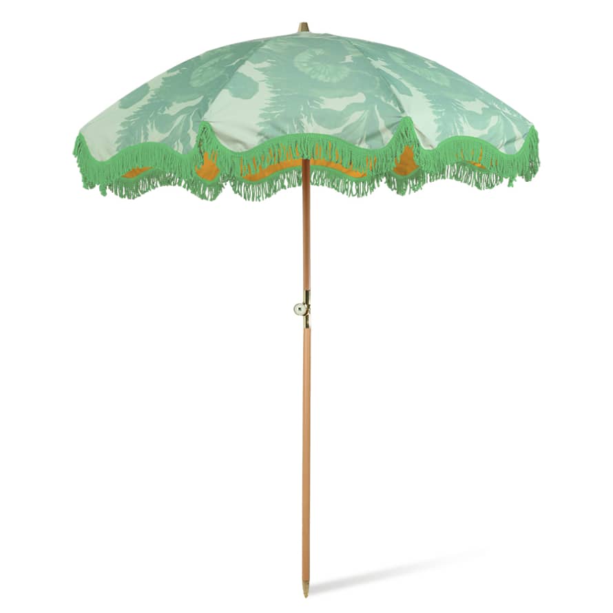 HK Living Beach Umbrella Floral Pistachio