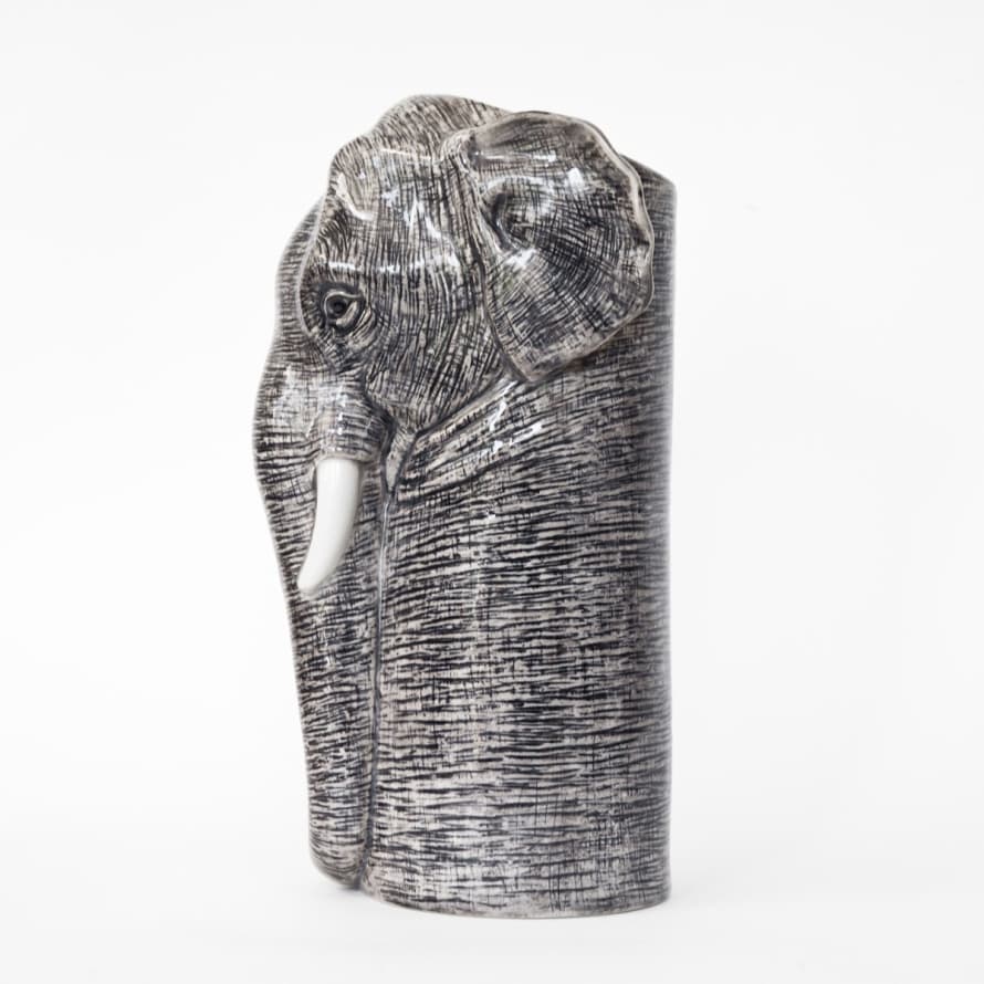 Quail Ceramics Elephant Vase