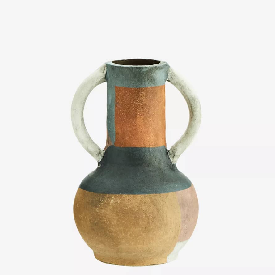 Madam Stoltz Small Terracotta Vase