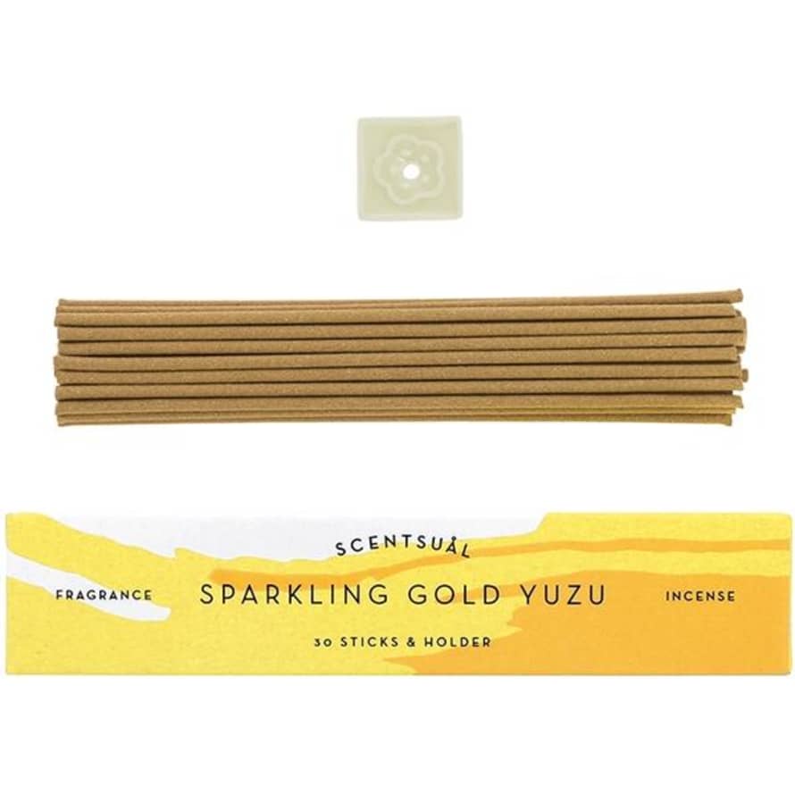 Typhoon Scentsual Incense Sticks Sparkling Gold Yuzu