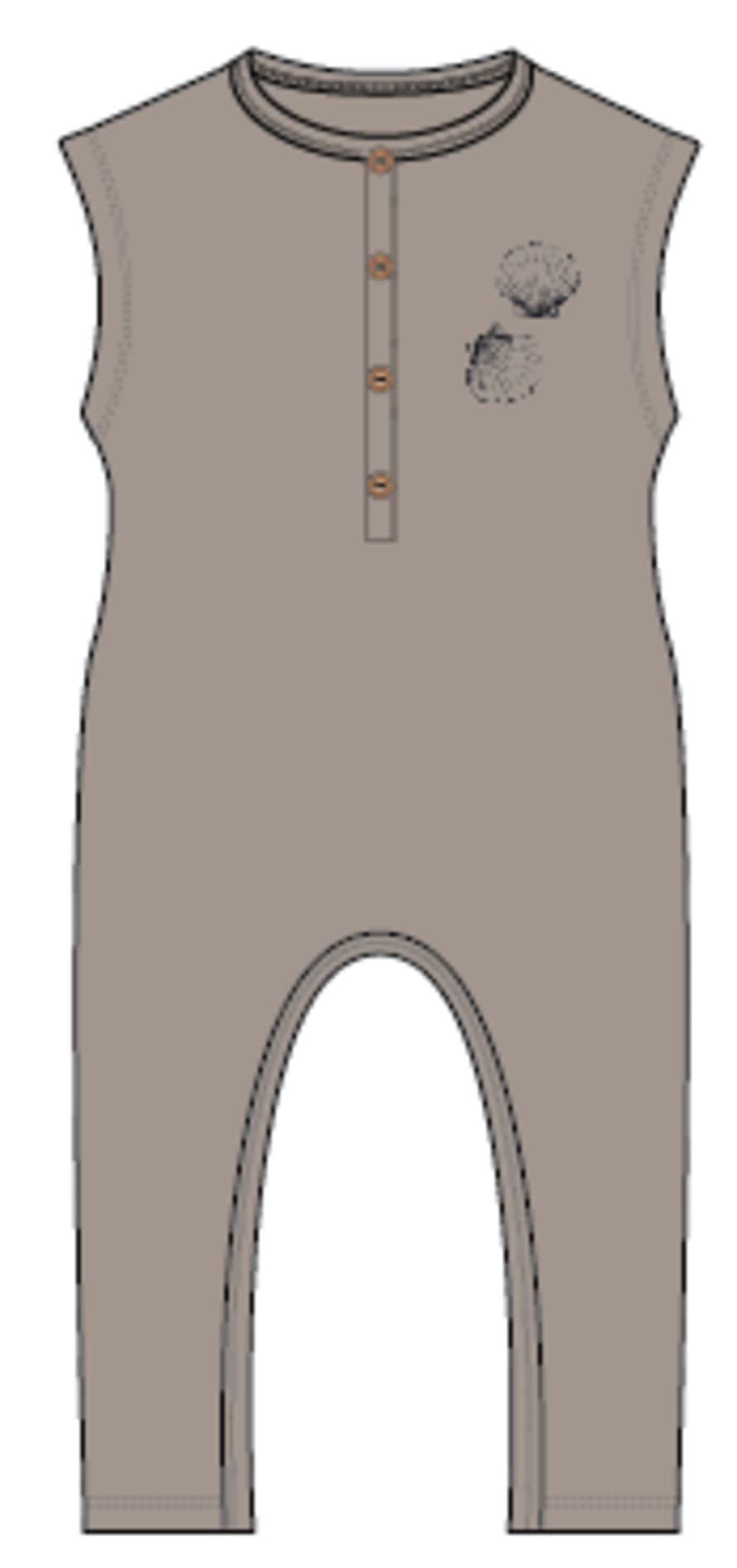 Little Indians Jumpsuit Shells Simply Taupe