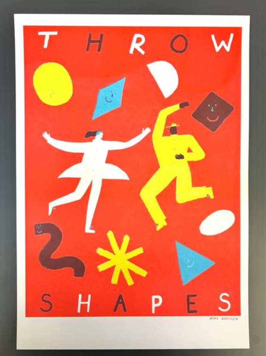 Max Machen Throw Shapes Print