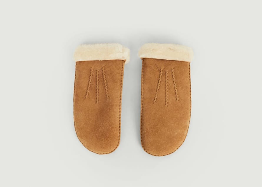 Bellerose Manson Leather Mittens