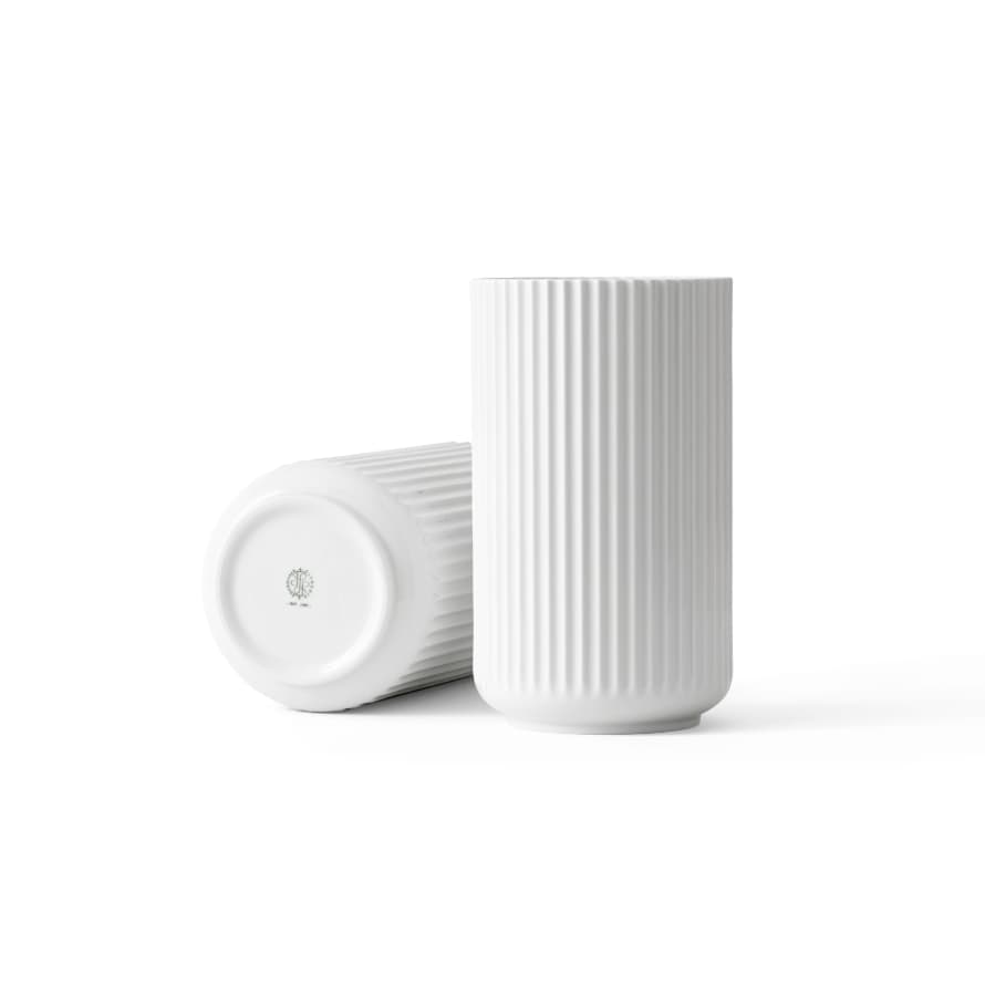Lyngby Porcelaen Medium Porcelain Vase in White