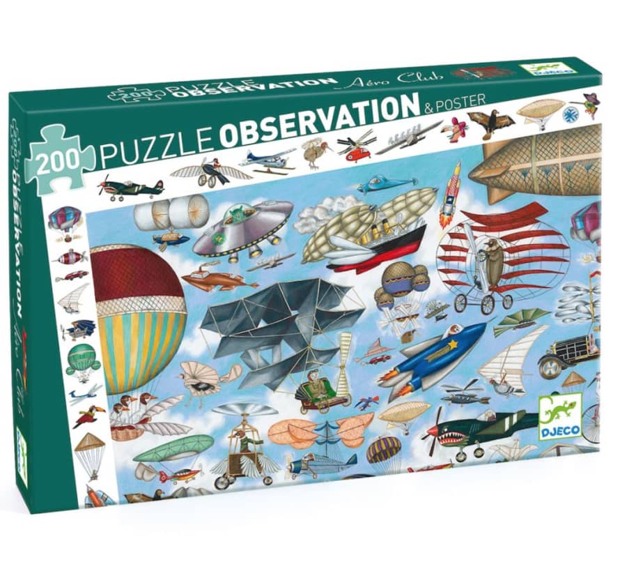 Djeco  Aero Club Observation Jigsaw Puzzle Age 6+