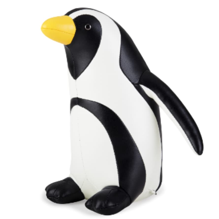 Zuny African Penguin Bookend - Synthetic Leather