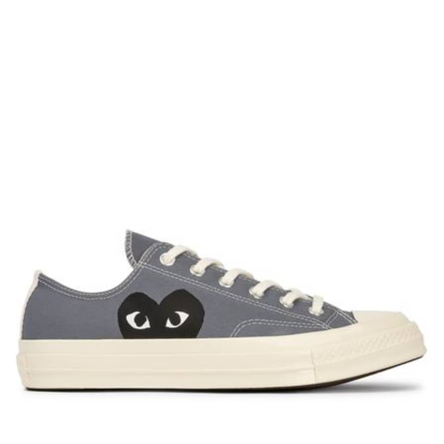 Comme Des Garcons Play Play X Converse Sneakers Black Heart Chuck Taylor All Star '70 Low (Grey)