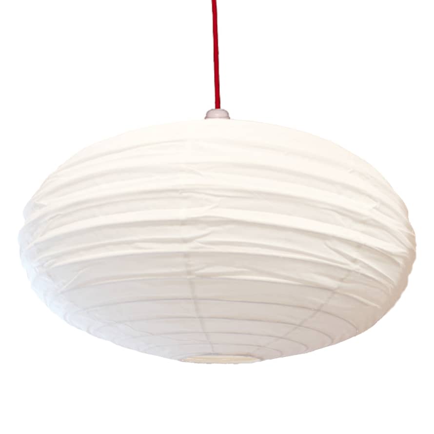 Curiouser and Curiouser Small 60cm Cream Cotton Pendant Lampshade