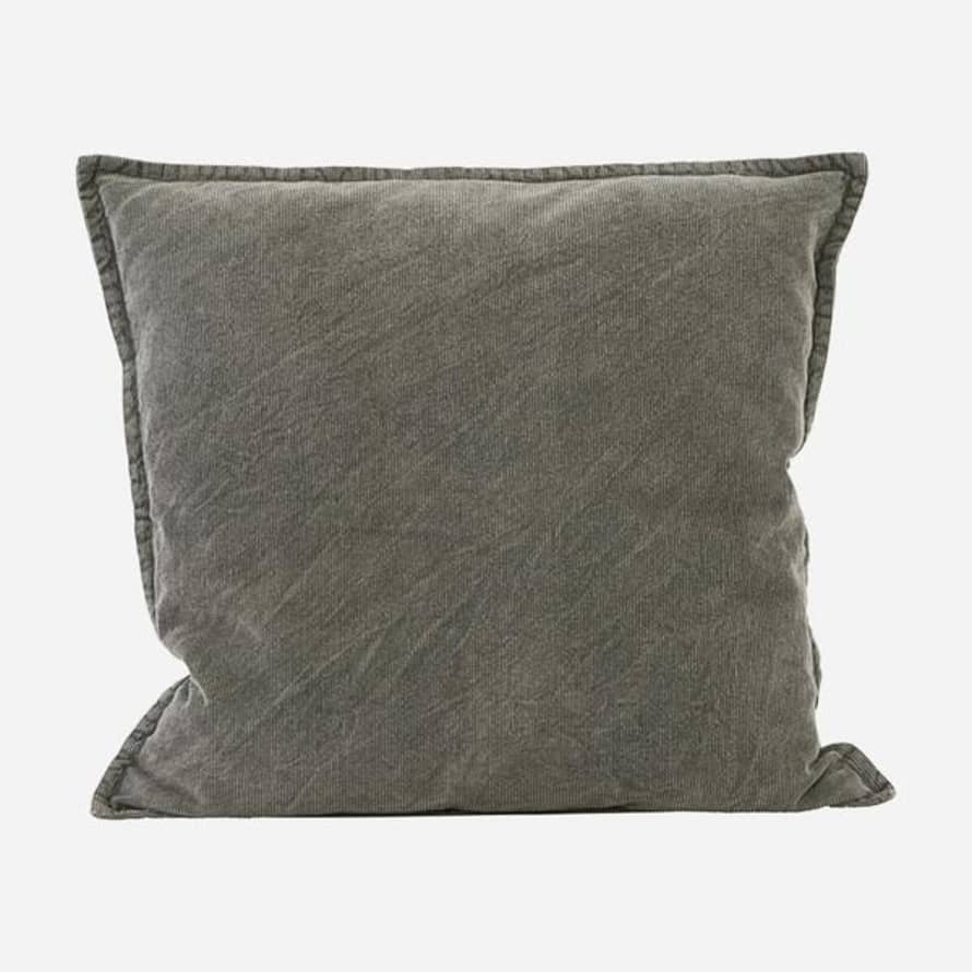 House Doctor Cushion Cover Cur Dark Grey