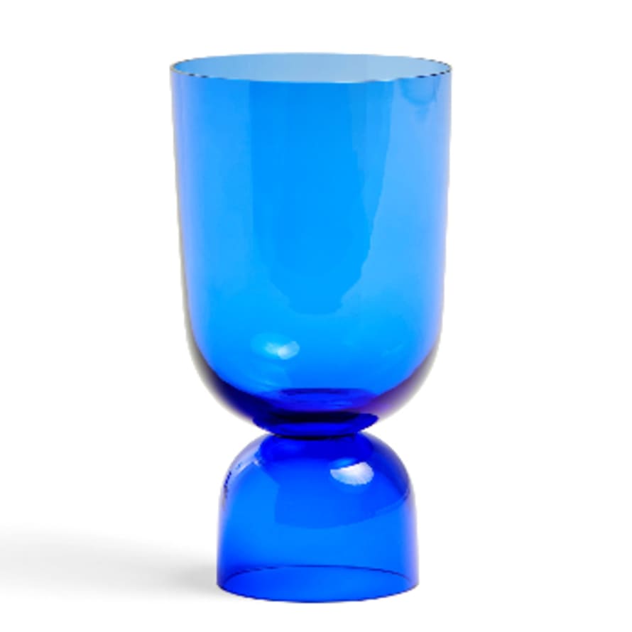HAY Bottoms Up Vase S Electric Blue