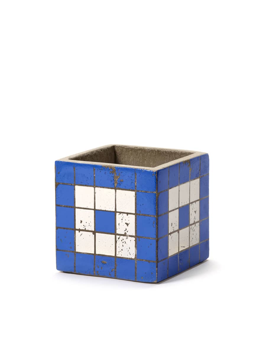 Serax Blue Mozaic Pot 11