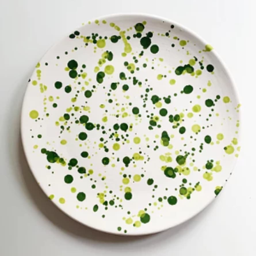 Casa Cubista Medium Ceramic Plate - Min Chroma