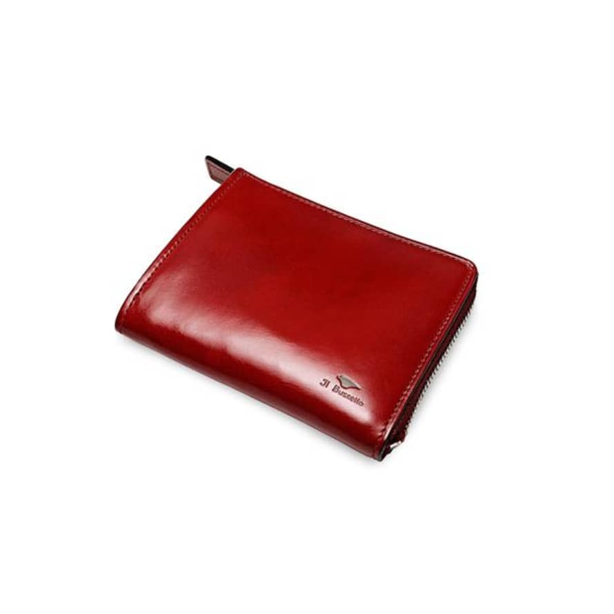 Il Bussetto Isola Zip Wallet Coral Red
