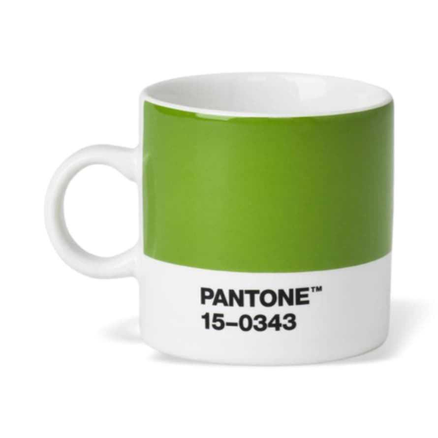 Copenhagen Design Pantone Living Espresso Cup Green 15-0343