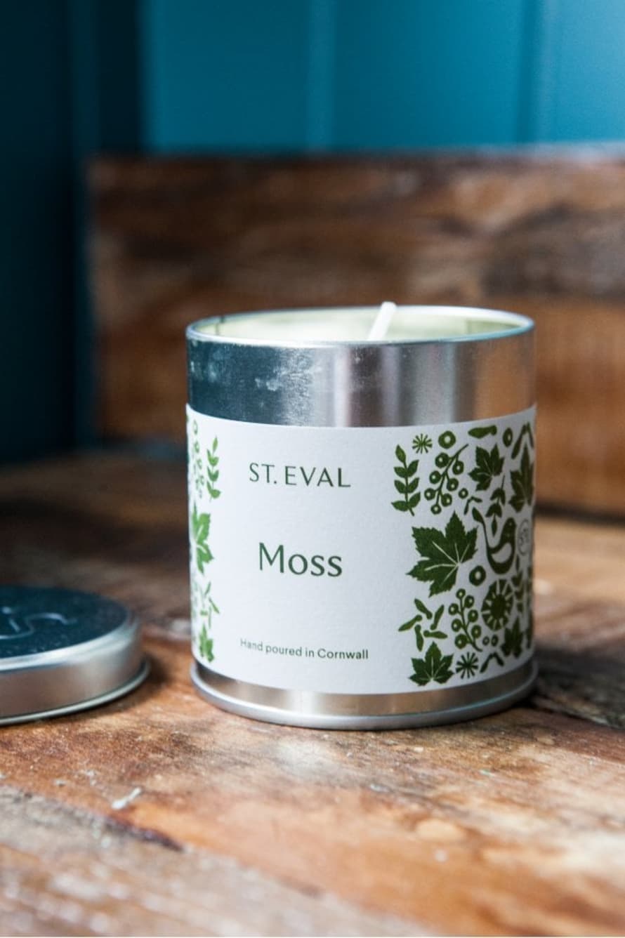 St Eval Candle Company Folk Moss Tin