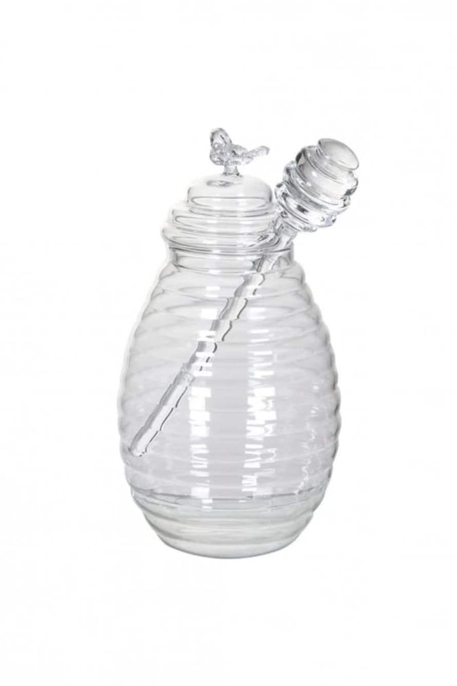 The Home Collection Glass Honey Jar