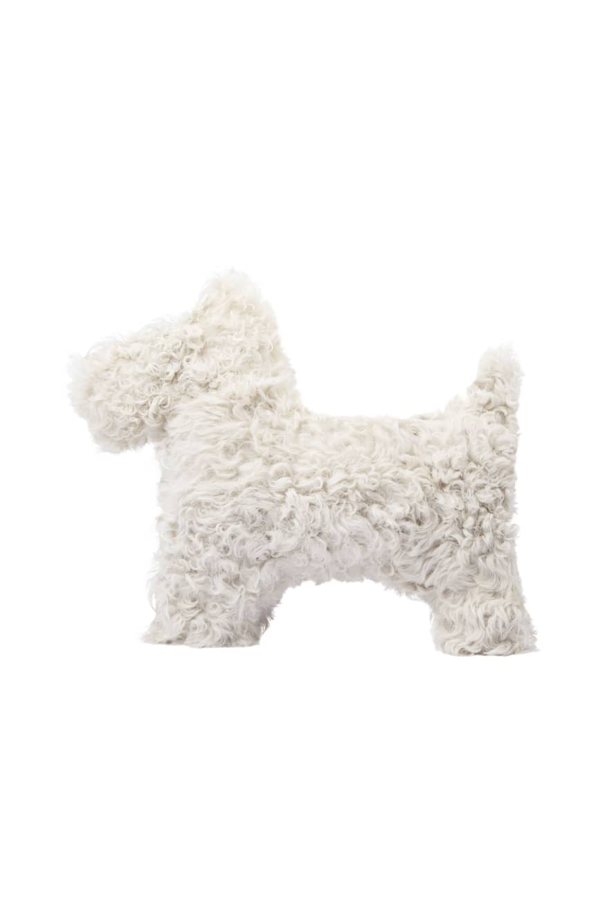 Gushlow & Cole Scottie Dog Sheepskin/Shearling Cushion