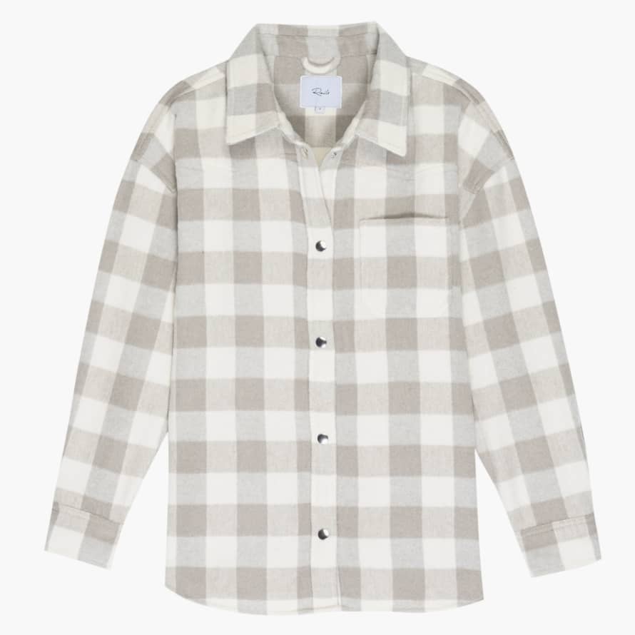 Rails Tripp Flannel Shirt Jacket - Ivory Rain