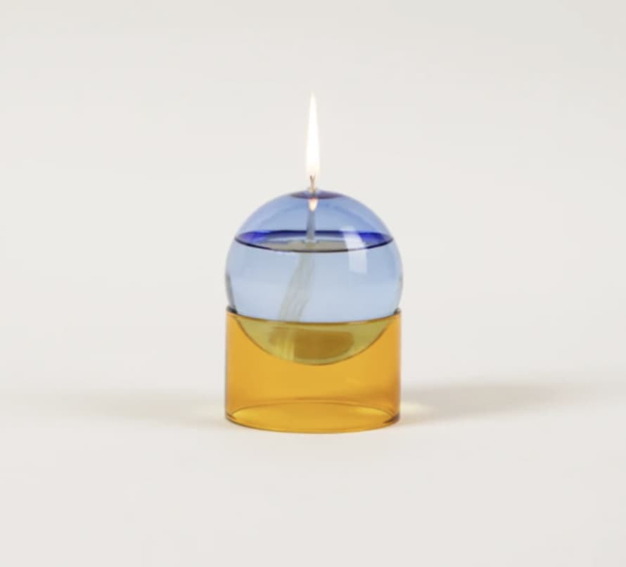 Studio About Oil Bubble Low Blue Yellow