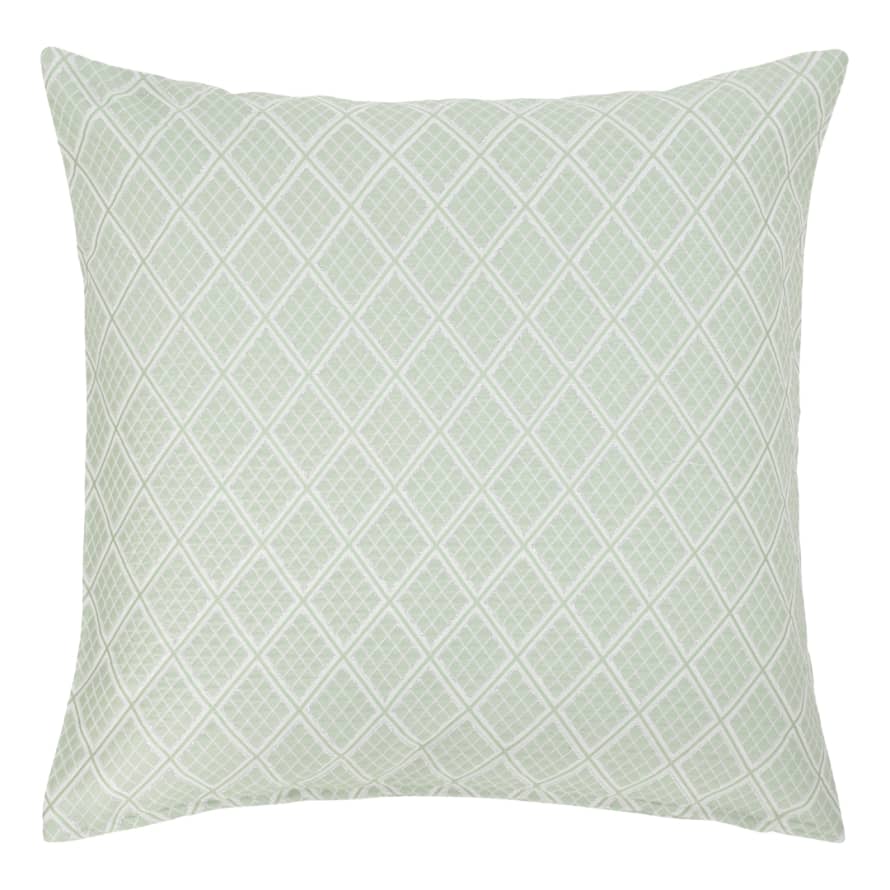 Dagny Light Green Pillow with Shiny Lurex Thread, 50x50 cm