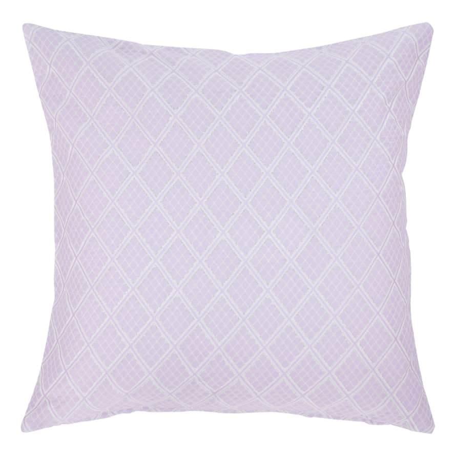 Dagny Light Purple Pillow with Shiny Lurex, 60x60 cm