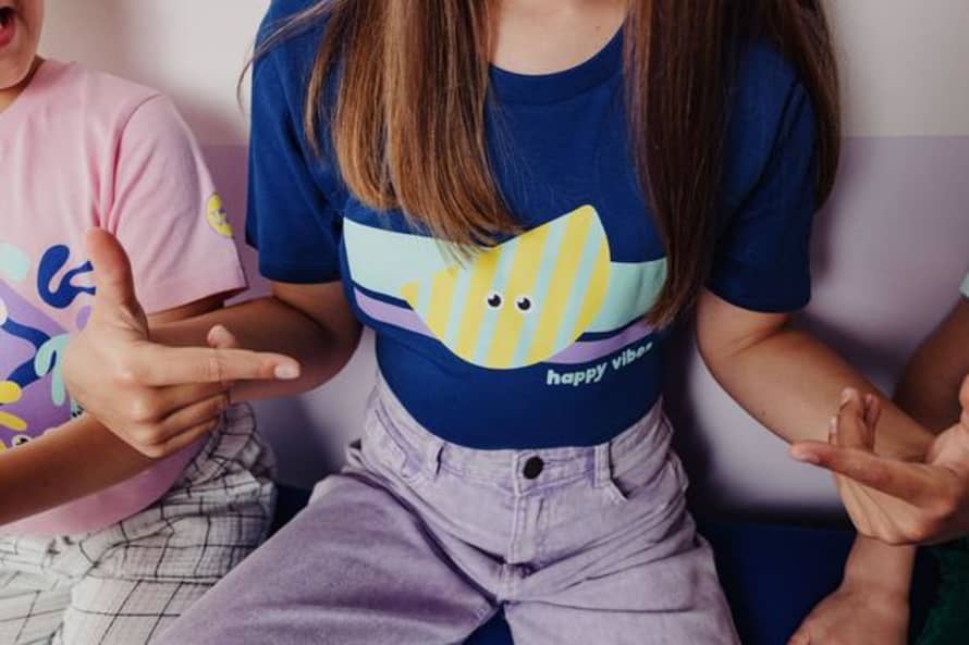 Indi+Will The Vibes Happy Vibes T Shirt