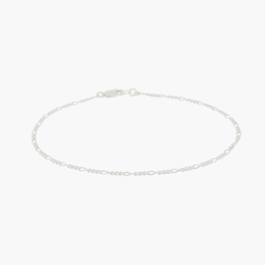 BY10AK Figaro Anklet - Silver