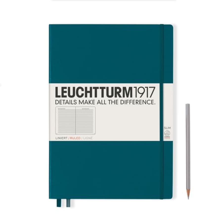 Leuchtturm1917 Master A4 Hardcover Notebook Pacific Green