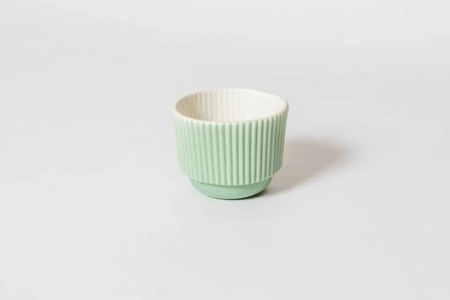 ManufacturedCulture Stripy Mug Mint