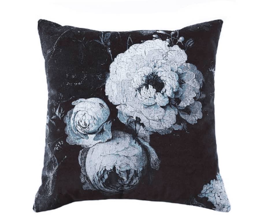 Kirkland's Home  47 x 47cm Velvet Flora Square Cushion