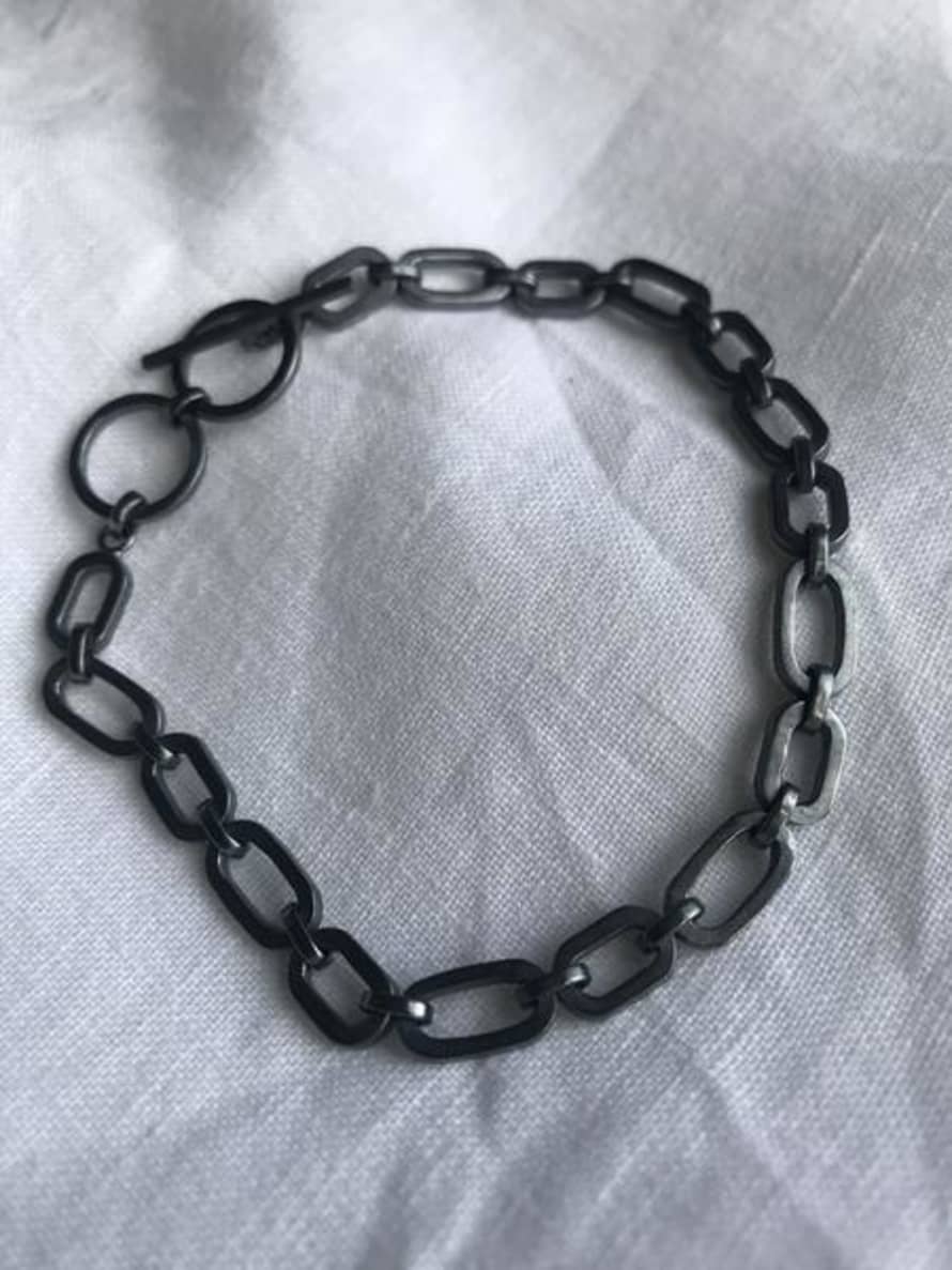 WDTS Constant Link Bracelet Oxidised